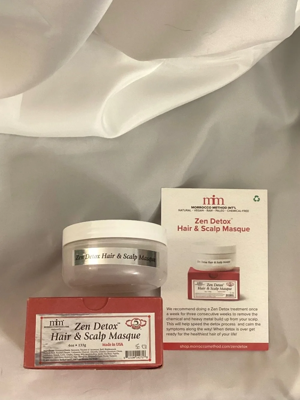 Morocco Method Zen Detox Hair and Scalp Masque, New in Package